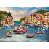 Schmidt Spiele Thomas Kinkade Studios: Disney - Mickey y Minnie en Italia, Puzzle 