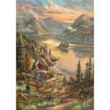 Schmidt Spiele Thomas Kinkade Studios: Esplendor en la orilla del lago, Puzzle 