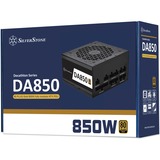 SilverStone DA850-G unidad de fuente de alimentación 850 W 20-pin ATX ATX Negro, Fuente de alimentación de PC negro, 850 W, 90 - 264 V, 47 - 63 Hz, Activo, 110 W, 846 W