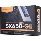 SilverStone SX650-G unidad de fuente de alimentación 650 W 20+4 pin ATX SFX Negro, Fuente de alimentación de PC negro, 650 W, 90 - 264 V, 47 - 63 Hz, Activo, 110 W, 650 W