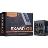 SilverStone SX650-G unidad de fuente de alimentación 650 W 20+4 pin ATX SFX Negro, Fuente de alimentación de PC negro, 650 W, 90 - 264 V, 47 - 63 Hz, Activo, 110 W, 650 W