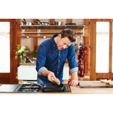 Tefal Sartén parrilla Jamie Oliver Cooks Classic 23x27 cm, Pan negro