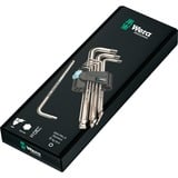 Wera 3950/9 Hex-Plus Stainless 1 SB juego de llaves Allen, 9 piezas, Destornillador acero fino