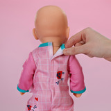 ZAPF Creation BABY born Romper Pink 36cm, Accesorios para muñecas BABY born Romper Pink 36cm, Pelele de muñeca, 1 año(s)