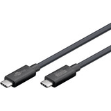 goobay Cable USB4 Versión 2.0, conector USB-C > conector USB-C, 80Gbit/s negro