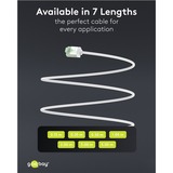 goobay Cable de parche ultraflexible Cat.8.1 slim, U/FTP blanco