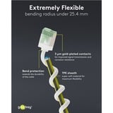 goobay Cable de parche ultraflexible Cat.8.1 slim, U/FTP blanco