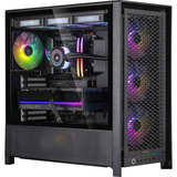 ALTERNATE ALT-SHLO-AMD-002, Gaming-PC negro/Transparente