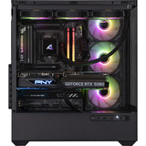 ALTERNATE Custom PC Series • Red Thunder Elements, Gaming-PC negro/Transparente