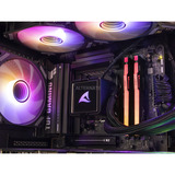 ALTERNATE Custom PC Series • Red Thunder Elements, Gaming-PC negro/Transparente