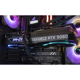 ALTERNATE Custom PC Series • Red Thunder Elements, Gaming-PC negro/Transparente