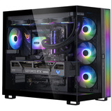 ALTERNATE Gaming-PC Window Edition • RTX 5070 Ti • Intel® Core™ Ultra 7 265K • 32 GB RAM negro/Transparente