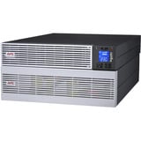 APC Easy UPS On-Line, 6000VA, Ion de litio negro/Plateado, 6kVA/6kW, Lithium-ion, Rack/Tower 5U, 230V, 1 Hard wire (1P+N+E) outlet, Intelligent Card Slot, Extended runtime, W/ rail kit, Doble conversión (en línea), 6 kVA, 6000 W, Seno, 120 V, 300 V