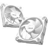 ASUS Prime MR120 Fan ARGB White 3in1 Carcasa del ordenador Ventilador 12 cm Blanco blanco, Ventilador, 12 cm, Blanco