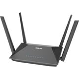 ASUS RT-AX52 AX1800 AiMesh router inalámbrico Gigabit Ethernet Doble banda (2,4 GHz / 5 GHz) Negro Wi-Fi 6 (802.11ax), Doble banda (2,4 GHz / 5 GHz), Ethernet, Negro, Router de sobremesa