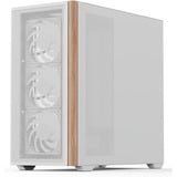 Aerocool D301A Mini Tower Blanco, Madera, Cajas de torre blanco, Mini Tower, PC, Blanco, Madera, micro ATX, Mini-ITX, Acrilonitrilo butadieno estireno (ABS), SPCC, Juego