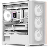 Aerocool D301A Mini Tower Blanco, Madera, Cajas de torre blanco, Mini Tower, PC, Blanco, Madera, micro ATX, Mini-ITX, Acrilonitrilo butadieno estireno (ABS), SPCC, Juego