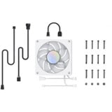 Alphacool Apex Stealth Metall Aurora 120, Ventilador blanco