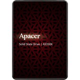 Apacer AS350X 2.5" 128 GB Serial ATA III 3D NAND, Unidad de estado sólido negro, 128 GB, 2.5", 560 MB/s, 6 Gbit/s