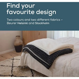 Beurer Manta térmica HD 82 Helsinki, Mantas eléctricas blanco