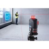 Bosch Láser de líneas GLL 3-80 C Professional, receptor láser LR 7, L-BOXX, Láser de líneas cruzadas azul/Negro