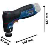 Bosch Lijadora excéntrica a batería GEX 12V-32 Professional solo, 12 Voltios, Lijadora orbital azul/Negro