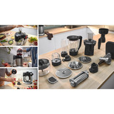 Bosch MUMS6ZS17, Robot de cocina negro/Acero fino