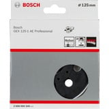 Bosch Plato de lijado semiduro, Ø 125mm, Plato lijador negro