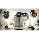 Bosch Serie 6 MUMS6ZS17 robot de cocina 1600 W 5,5 L Negro, Acero inoxidable negro/Acero fino, 5,5 L, Negro, Acero inoxidable, Giratorio, 3,5 kg, 3,5 kg, 1,1 m