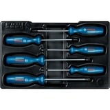 Bosch Set of 6 Professional Torx screwdrivers Juego Destornillador plano azul/Negro, 6 pieza(s)