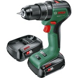Bosch Universal Impact 18V-60 1900 RPM Sin llave 1,3 kg Verde, Taladro/destornillador verde/Negro, Taladro de pistola, Sin llave, Sin escobillas, Verde, 1,3 cm, 1900 RPM