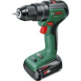 Bosch Universal Impact 18V-60 1900 RPM Sin llave 1,3 kg Verde, Taladro/destornillador verde/Negro, Taladro de pistola, Sin llave, Sin escobillas, Verde, 1,3 cm, 1900 RPM