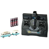 Carson 500504122 modelo controlado por radio Bus Motor eléctrico 1:87, Radiocontrol crema/Celeste, Bus, 1:87