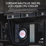 Corsair NAUTILUS 360 LCD Reacondicionado, Refrigeración por agua negro