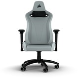 Corsair TC200 LEATHERETTE, Asientos de juego gris claro/blanco
