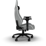 Corsair TC200 LEATHERETTE, Asientos de juego gris claro/blanco