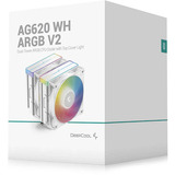 DeepCool AG620 WH ARGB V2, Disipador de CPU blanco