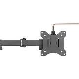 Digitus Soporte de monitor universal dual, Soporte de pie negro (mate), Independiente, 8 kg, 38,1 cm (15"), 81,3 cm (32"), 100 x 100 mm, Negro