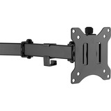 Digitus Soporte de monitor universal dual, Soporte de pie negro (mate), Independiente, 8 kg, 38,1 cm (15"), 81,3 cm (32"), 100 x 100 mm, Negro