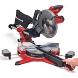 EINHELL Sierra de inglete y tracción inalámbrica TE-SM 36/10 L Li-Solo, 36 Voltios (2x18V), Sierras de corte a inglete y a bisel rojo