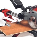 EINHELL Sierra de inglete y tracción inalámbrica TE-SM 36/10 L Li-Solo, 36 Voltios (2x18V), Sierras de corte a inglete y a bisel rojo