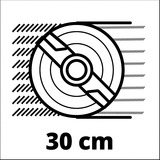 Einhell GE-CM 18/30 Li-Solo Cortacésped manual Batería Negro, Rojo rojo/Negro, Cortacésped manual, 150 m², 30 cm, 3 cm, 7 cm, 25 L