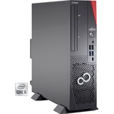 Fujitsu ESPRIMO D7010 DDR4-SDRAM i5-10500 SFF Intel® Core™ i5 8 GB 512 GB SSD Windows 10 Pro Mini PC Negro, Rojo, PC completo negro, 3,1 GHz, Intel® Core™ i5, i5-10500, 8 GB, 512 GB, Windows 10 Pro