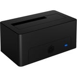 ICY BOX IB-1121-U3 USB 3.2 Gen 1 (3.1 Gen 1) Type-A Negro, Estación de acoplamiento negro, Unidad de disco duro, SATA, Serial ATA II, Serial ATA III, 2.5,3.5", USB 3.2 Gen 1 (3.1 Gen 1) Type-A, Negro, Plástico