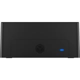 ICY BOX IB-1121-U3 USB 3.2 Gen 1 (3.1 Gen 1) Type-A Negro, Estación de acoplamiento negro, Unidad de disco duro, SATA, Serial ATA II, Serial ATA III, 2.5,3.5", USB 3.2 Gen 1 (3.1 Gen 1) Type-A, Negro, Plástico