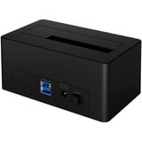 ICY BOX IB-1121-U3 USB 3.2 Gen 1 (3.1 Gen 1) Type-A Negro, Estación de acoplamiento negro, Unidad de disco duro, SATA, Serial ATA II, Serial ATA III, 2.5,3.5", USB 3.2 Gen 1 (3.1 Gen 1) Type-A, Negro, Plástico
