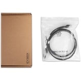 Icy Dock Cable SlimSAS x8 SFF-8654 > 2x SlimSAS x4 SFF-8654 negro