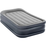 Intex 64132NP colchón hinchable Colchón individual Gris, Marina, Cama de aire gris/Negro, Colchón individual, Tamaño individual/doble, Rectángulo, Interior, Bomba de aire incorporada