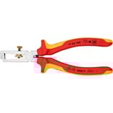 KNIPEX 11 06 160 Naranja, Rojo pelacable, Alicates pelacables 1 cm, 5 mm, De plástico, Naranja, Rojo, 16 cm, 166 g