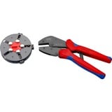 KNIPEX 97 33 01, Crimpadora rojo/Azul